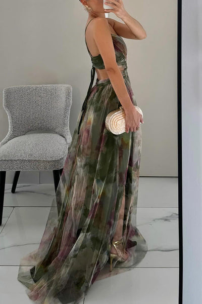 Giselle™ - Fortryllende maxi-kjole med blomstertrykk