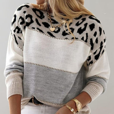 Pascaline™ | Leopardmønstret casual genser