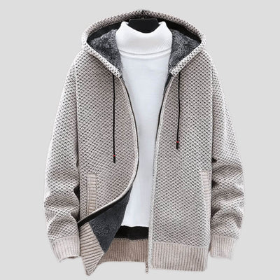 Rowan™ - Vinterhettejakke med Fleecefôr og Strikk
